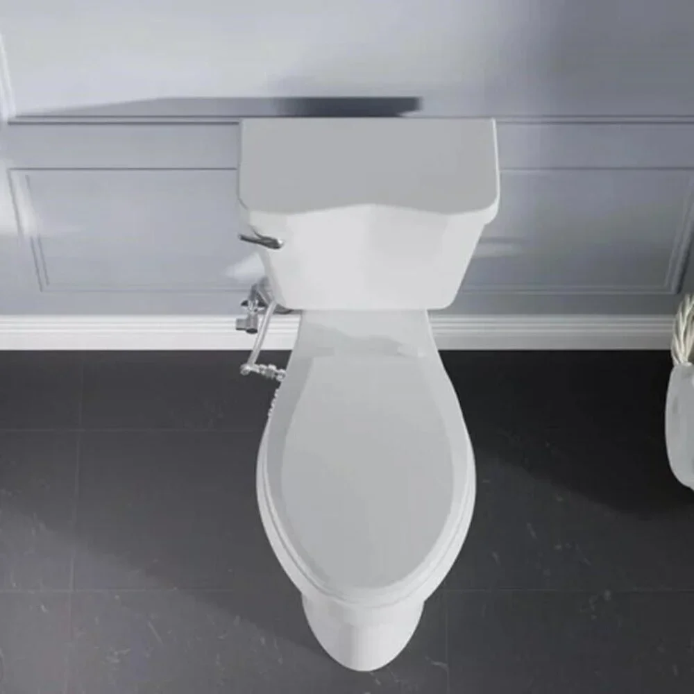 Bidet Toilet Seat, Soft Close Elongated Toilet Seat, Button control Feminine/Pos - Picture 3 of 4